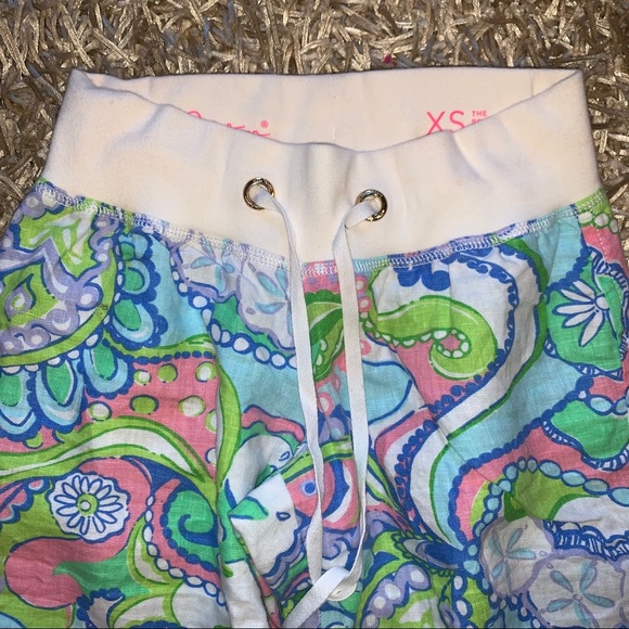 Lilly Pulitzer multi color Beach pant mid rise - Picture 2 of 3